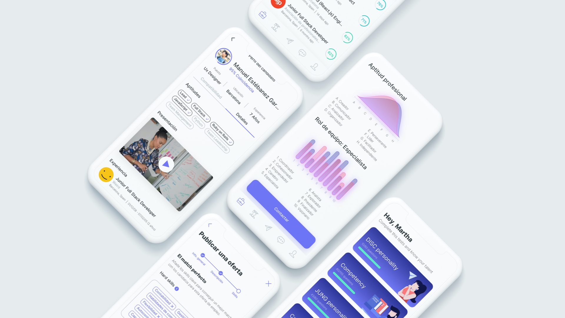 Talenty, look and feel