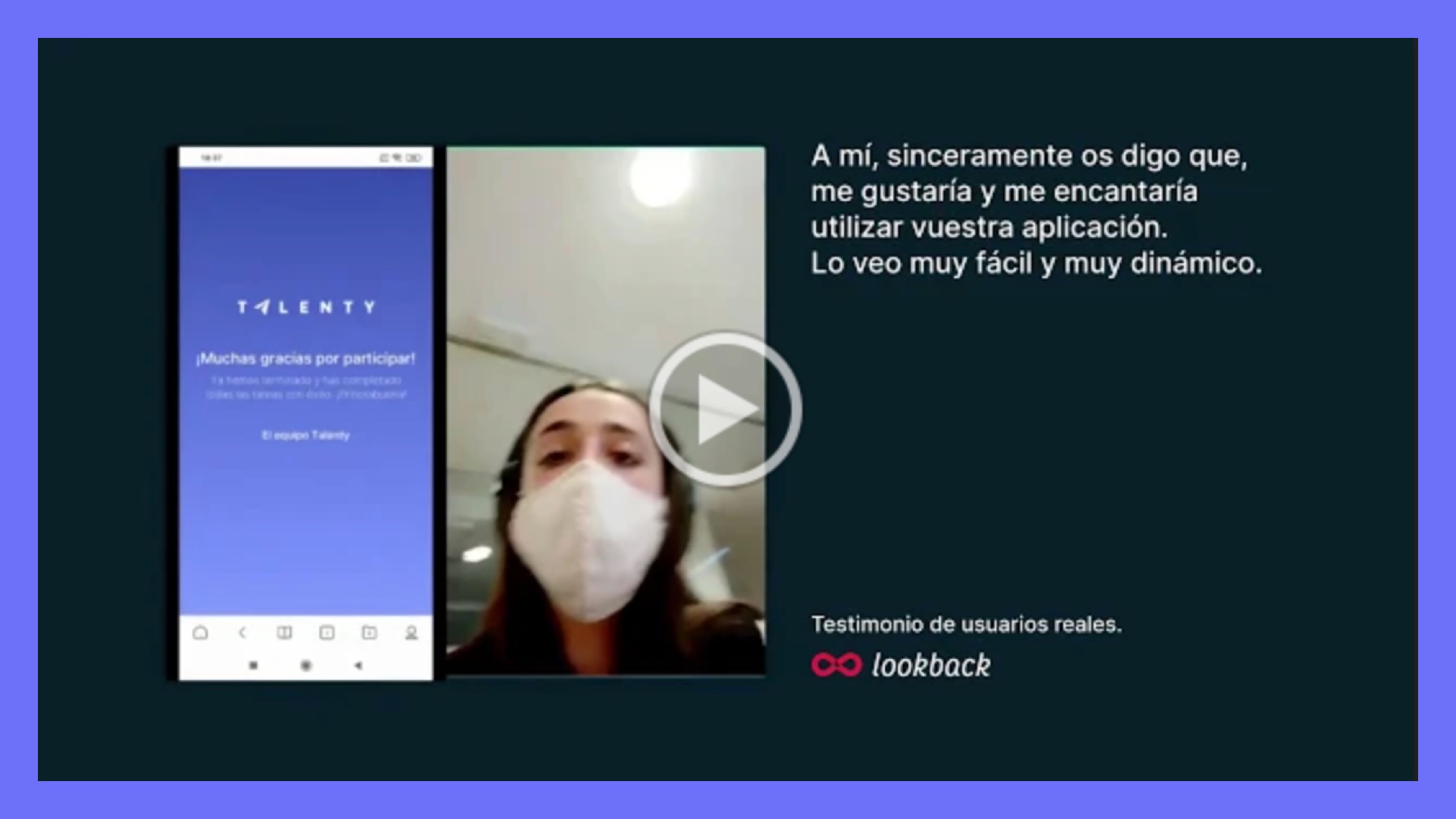 User testing sessions & results