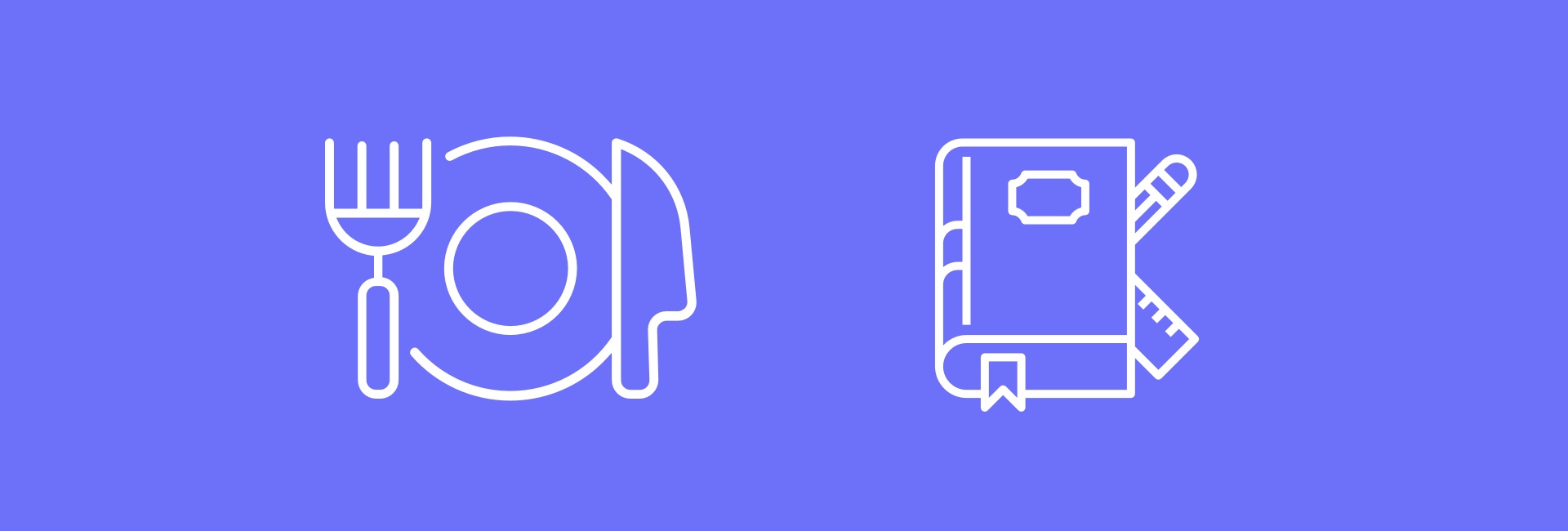 Finding the topic: education vs food